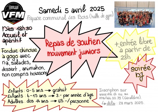 Image Repas mouvement junior 5 avril 2025 (Les Bois)