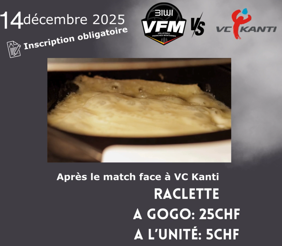 Image Repas Raclette le 14 décembre